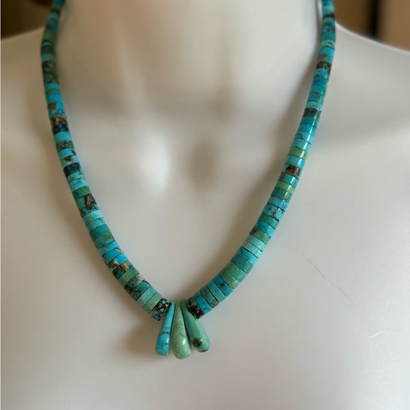 VINTAGE SOUTHWESTERN NECKLACE - Picture 3 of 6